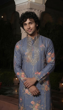 Dusty Blue Kurta