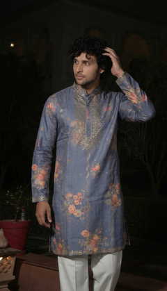 Dusty Blue Kurta