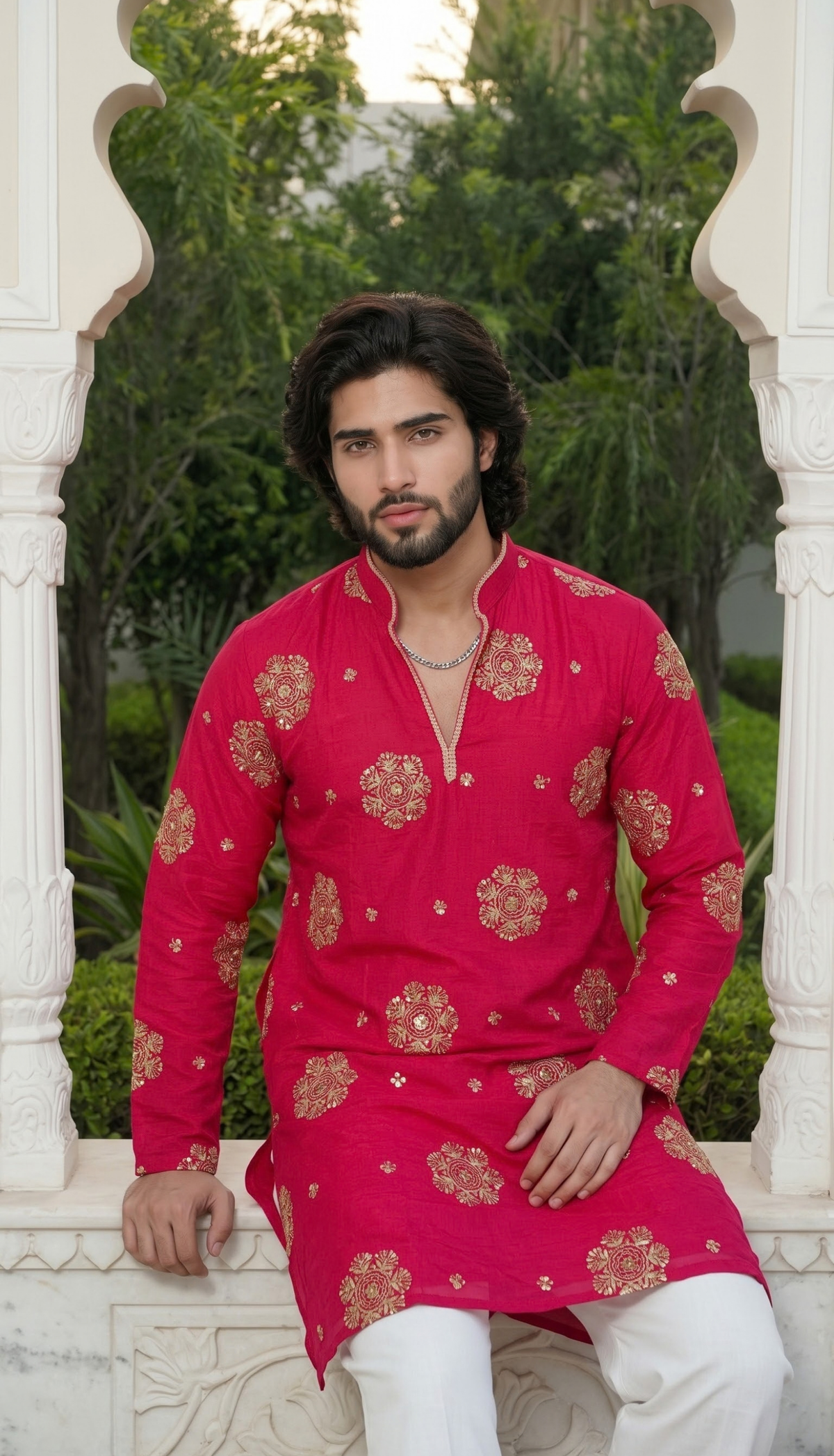 Rani Pink Kurta