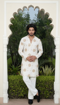 Ivory Gold Kurta