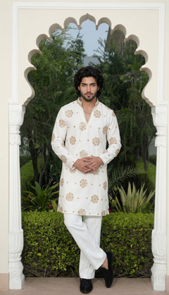Ivory Gold Kurta