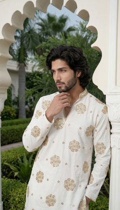 Ivory Gold Kurta