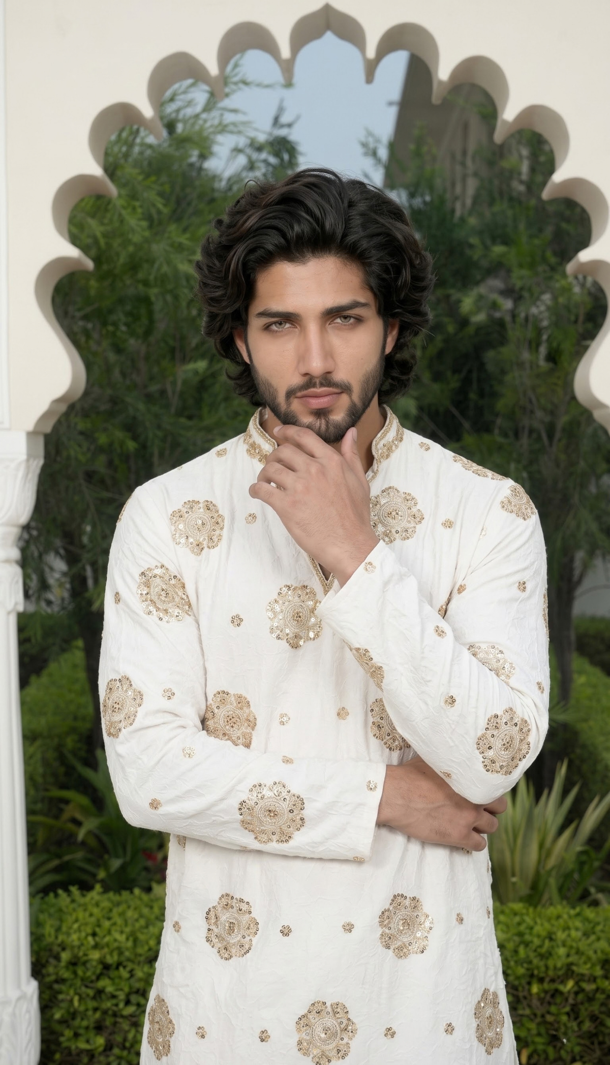 Ivory Gold Kurta