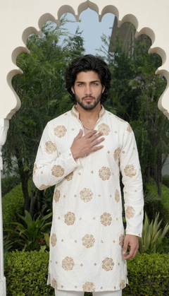 Ivory Gold Kurta
