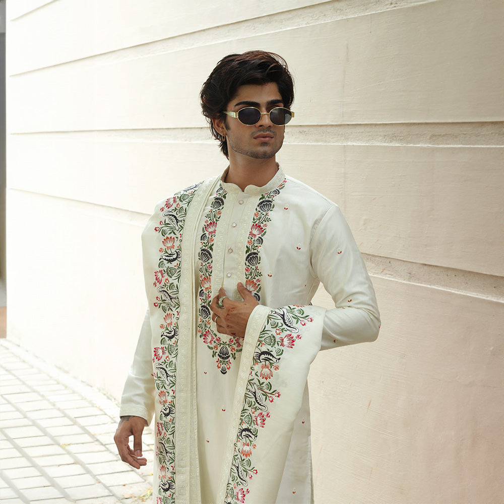Ivory Garden Festive Kurta Set