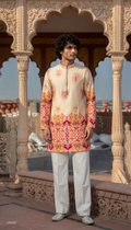 Ivory Printed Kurta