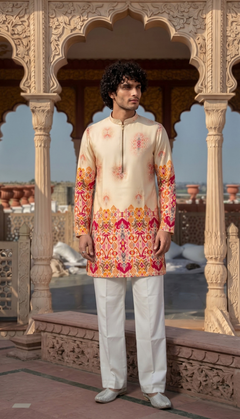Ivory Printed Kurta