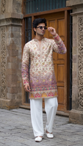 Ivory Floral Kurta