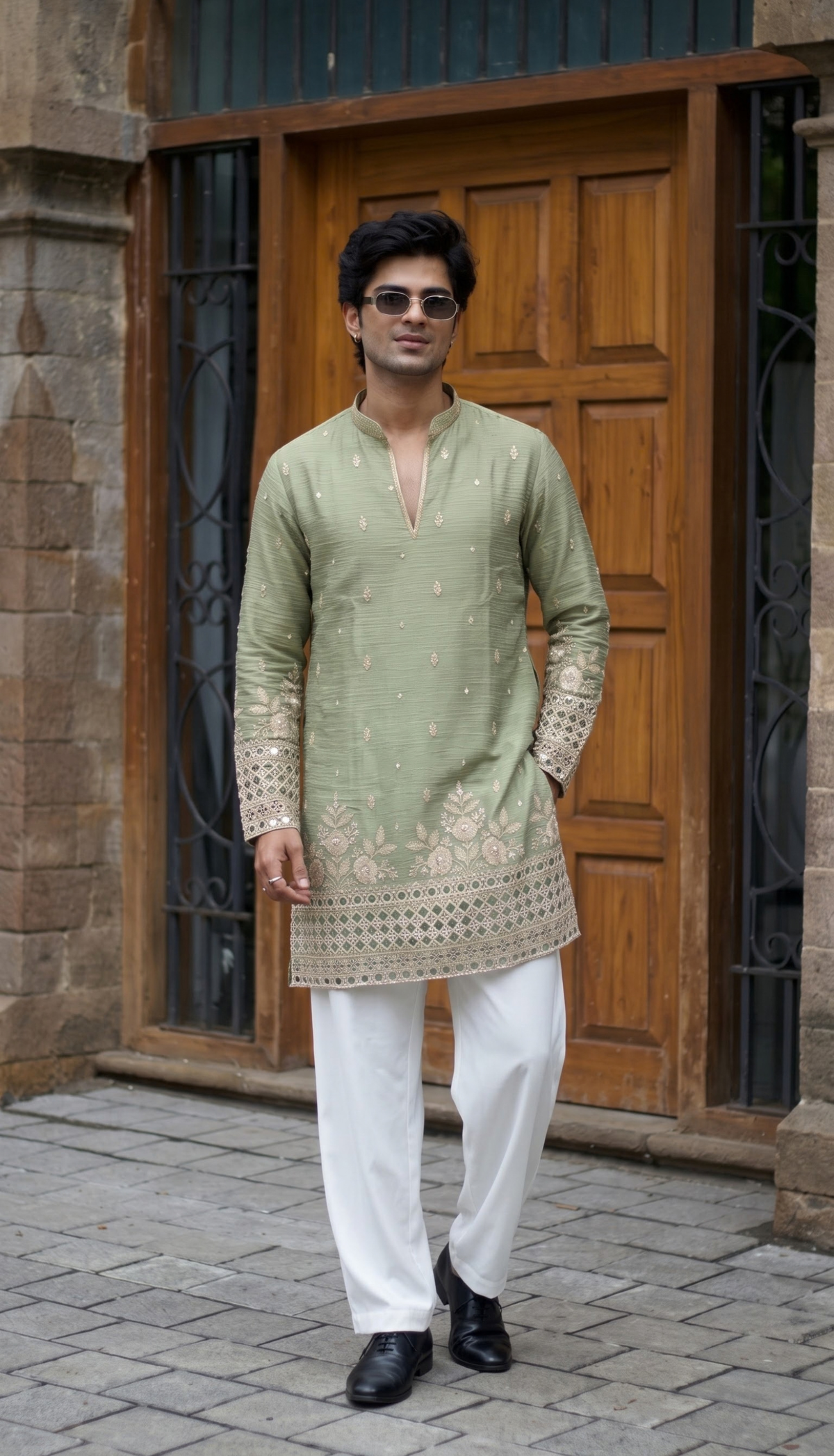 Sage Green Kurta