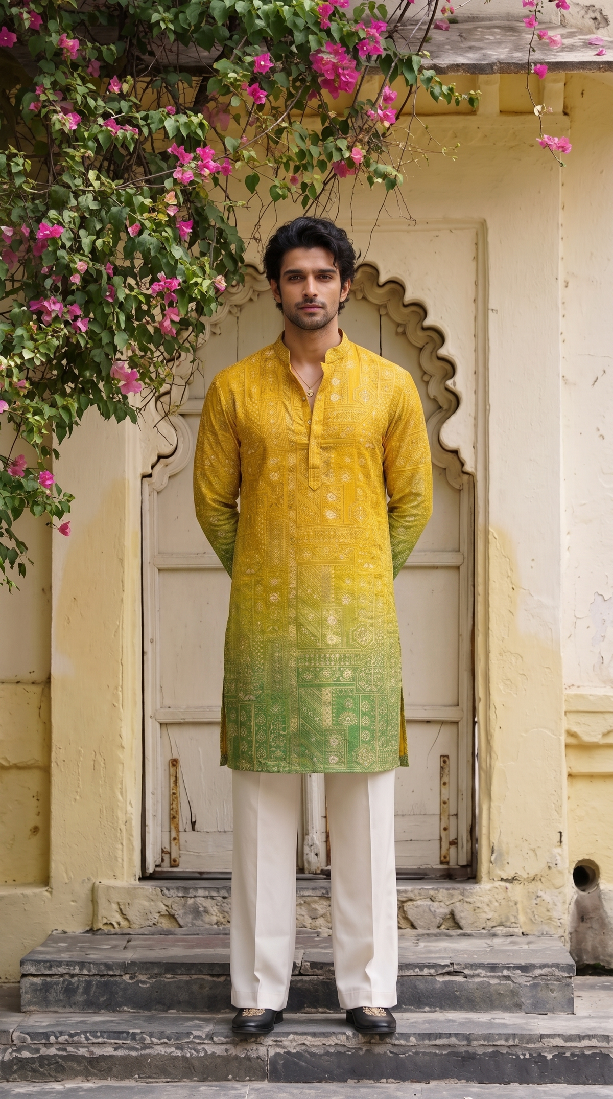 Sunlit Meadow Printed Kurta