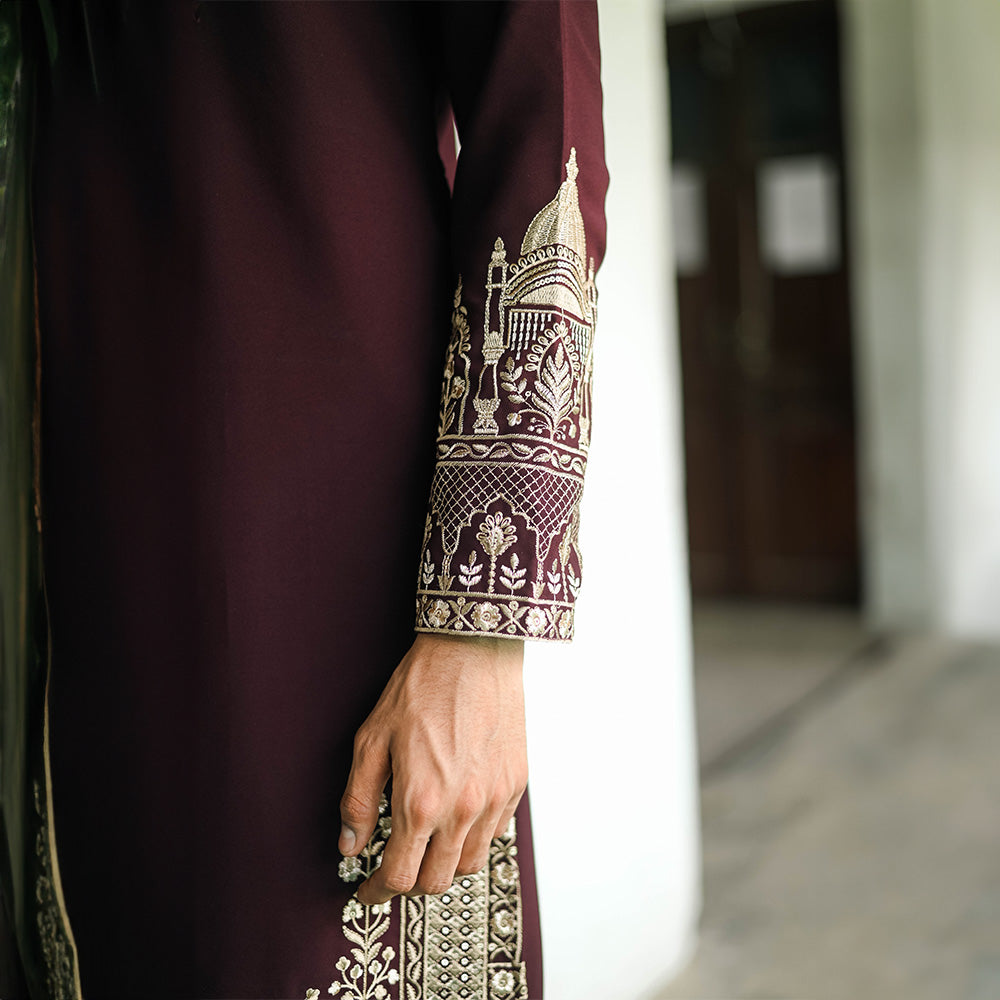Wine Regal Pichwai Kurta