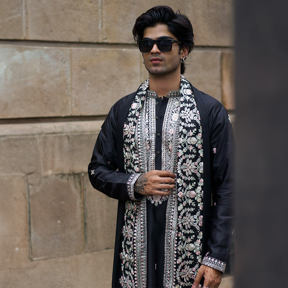 Midnight Pichwai Bloom Kurta