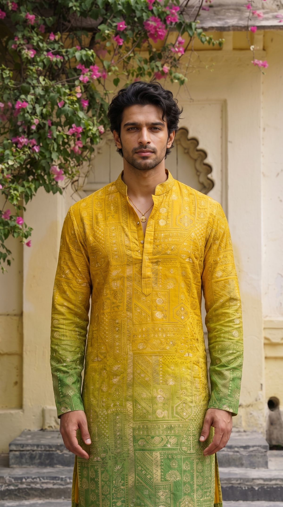 Sunlit Meadow Printed Kurta