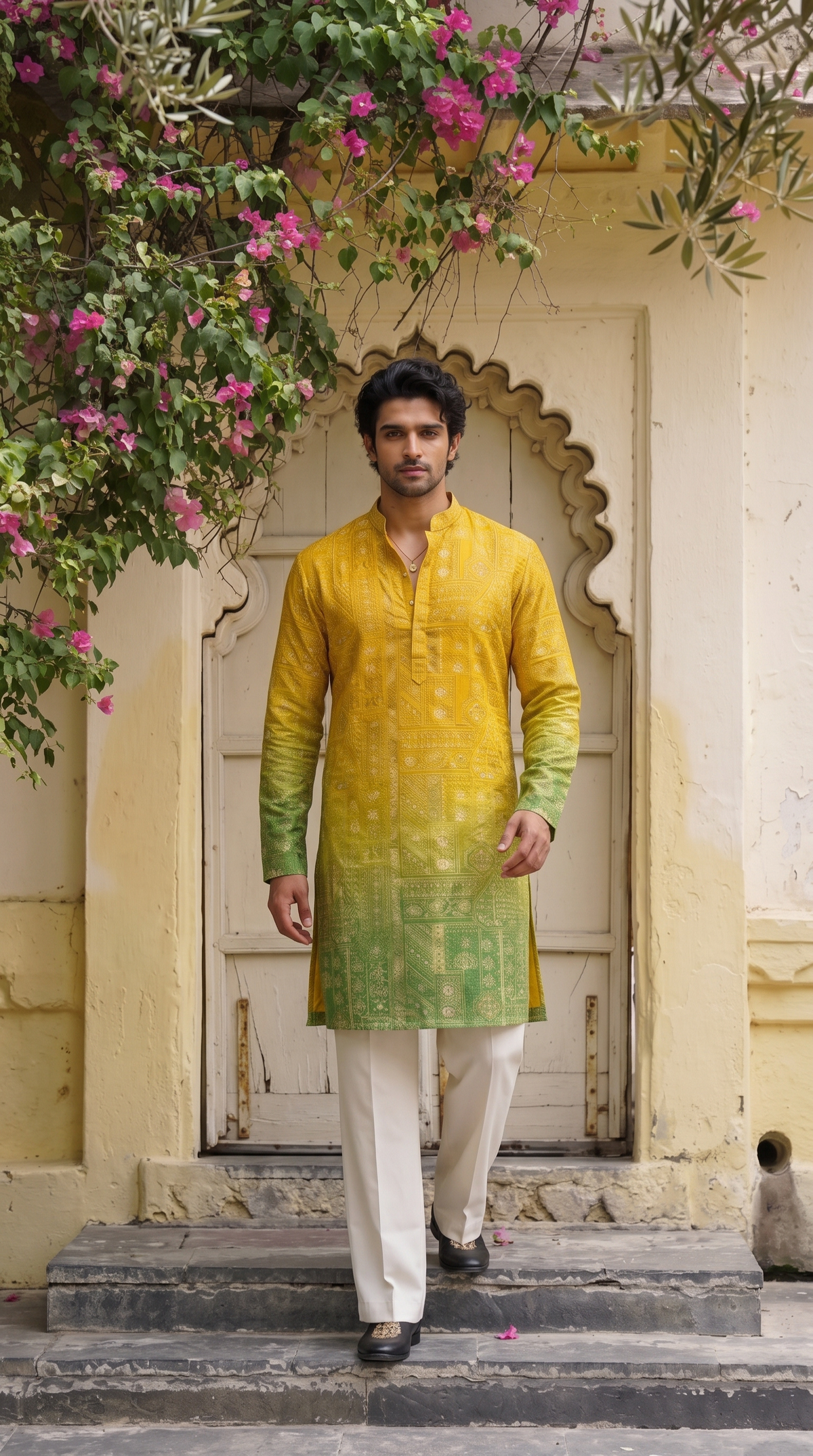 Sunlit Meadow Printed Kurta