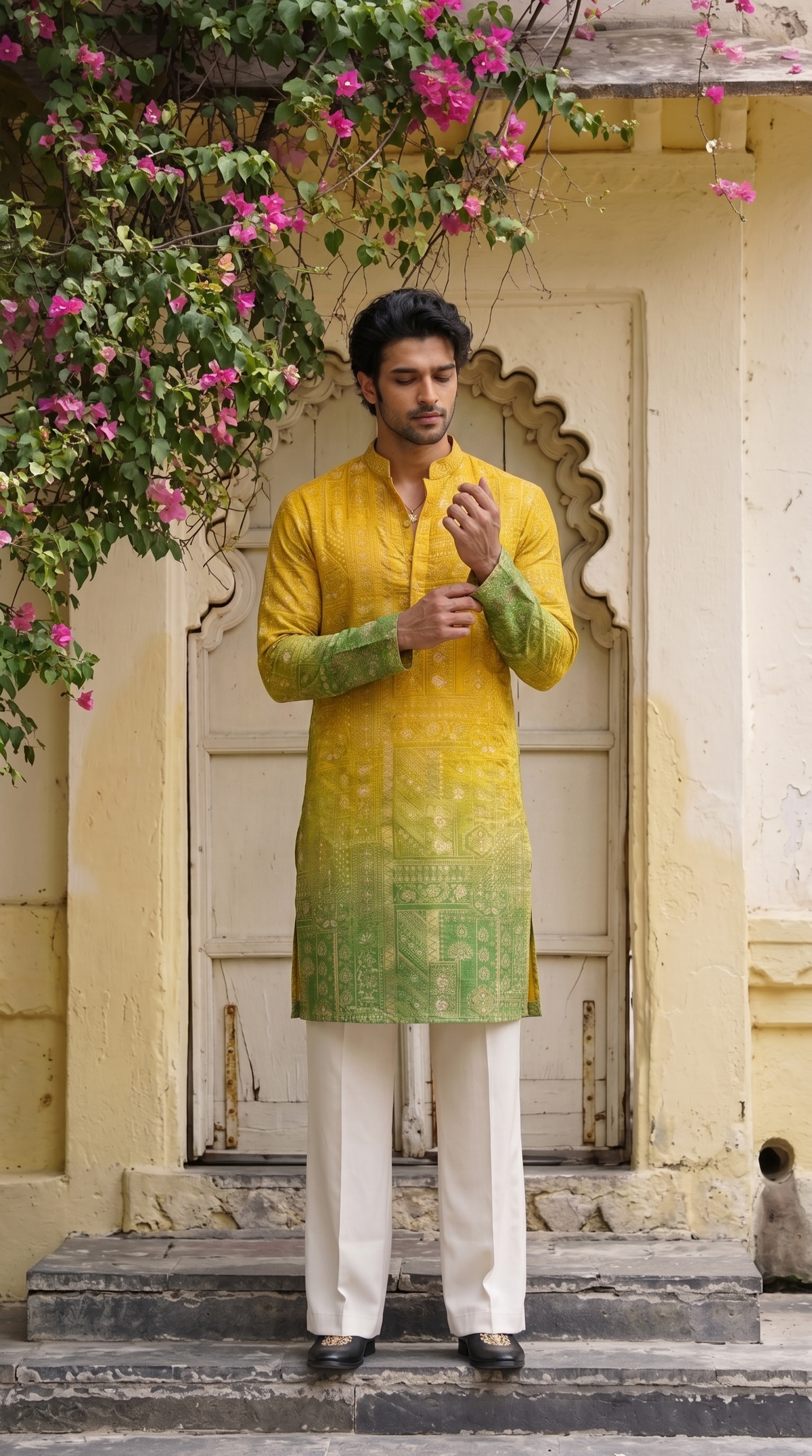 Sunlit Meadow Printed Kurta