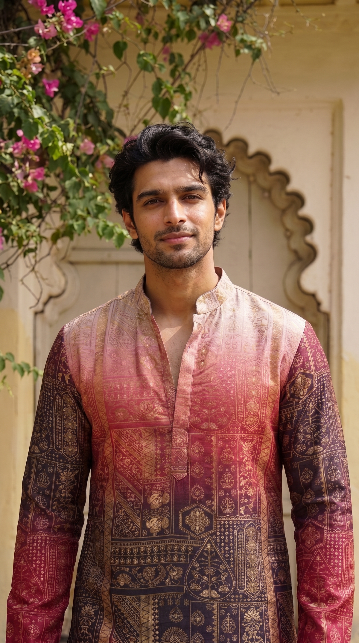Blush Royale Printed Kurta