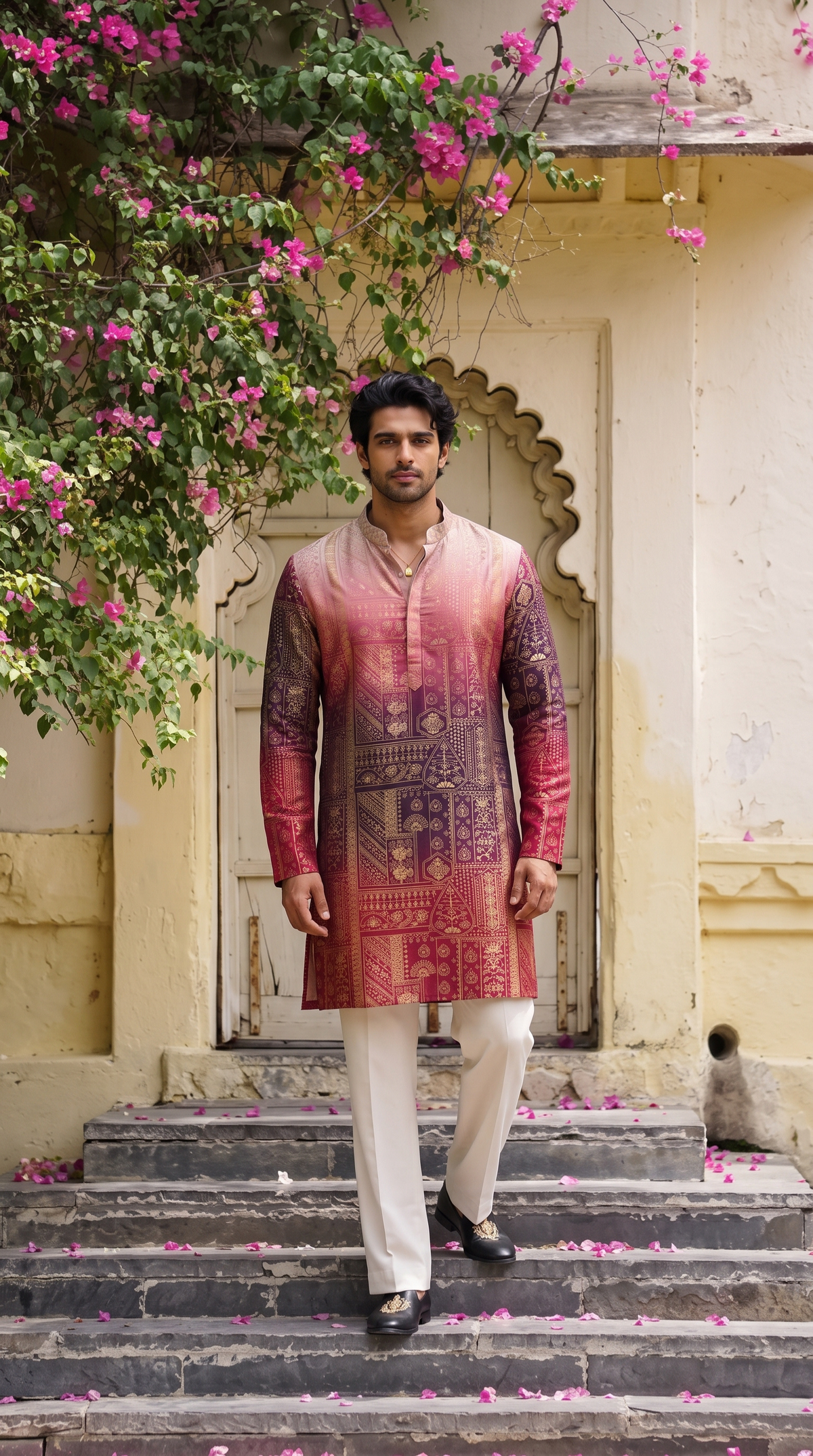 Blush Royale Printed Kurta