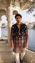 Midnight Heritage Kurta