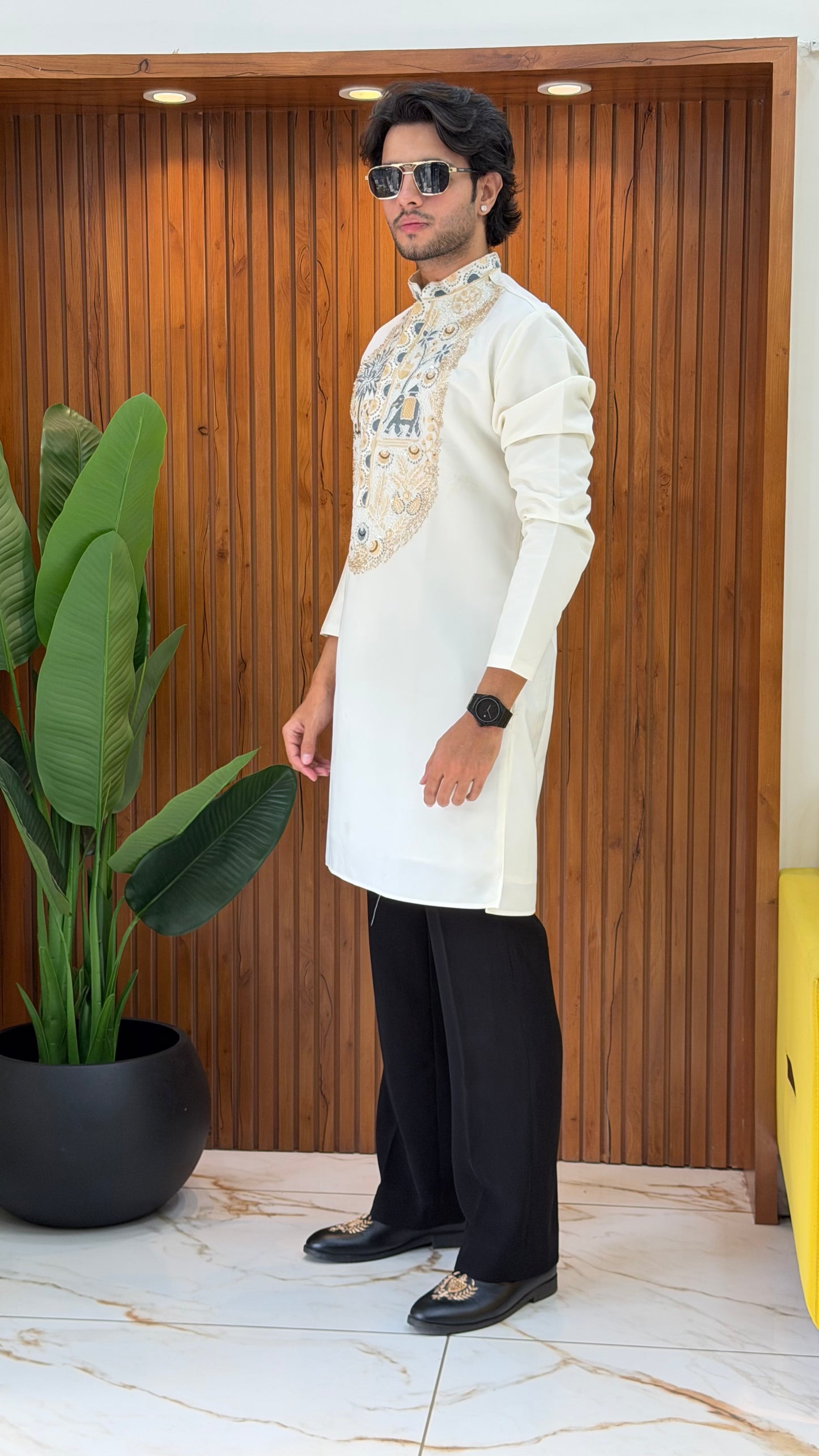 Heavy Handwork Neck kurta