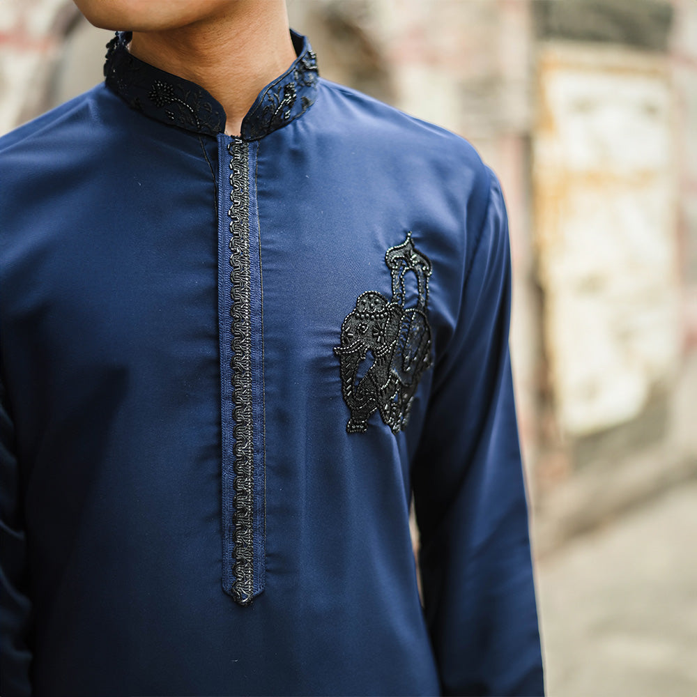 Midnight Luxe Embellished Kurta