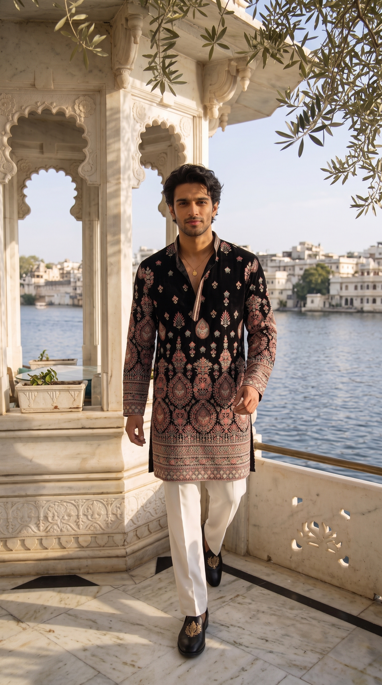 Midnight Heritage Kurta
