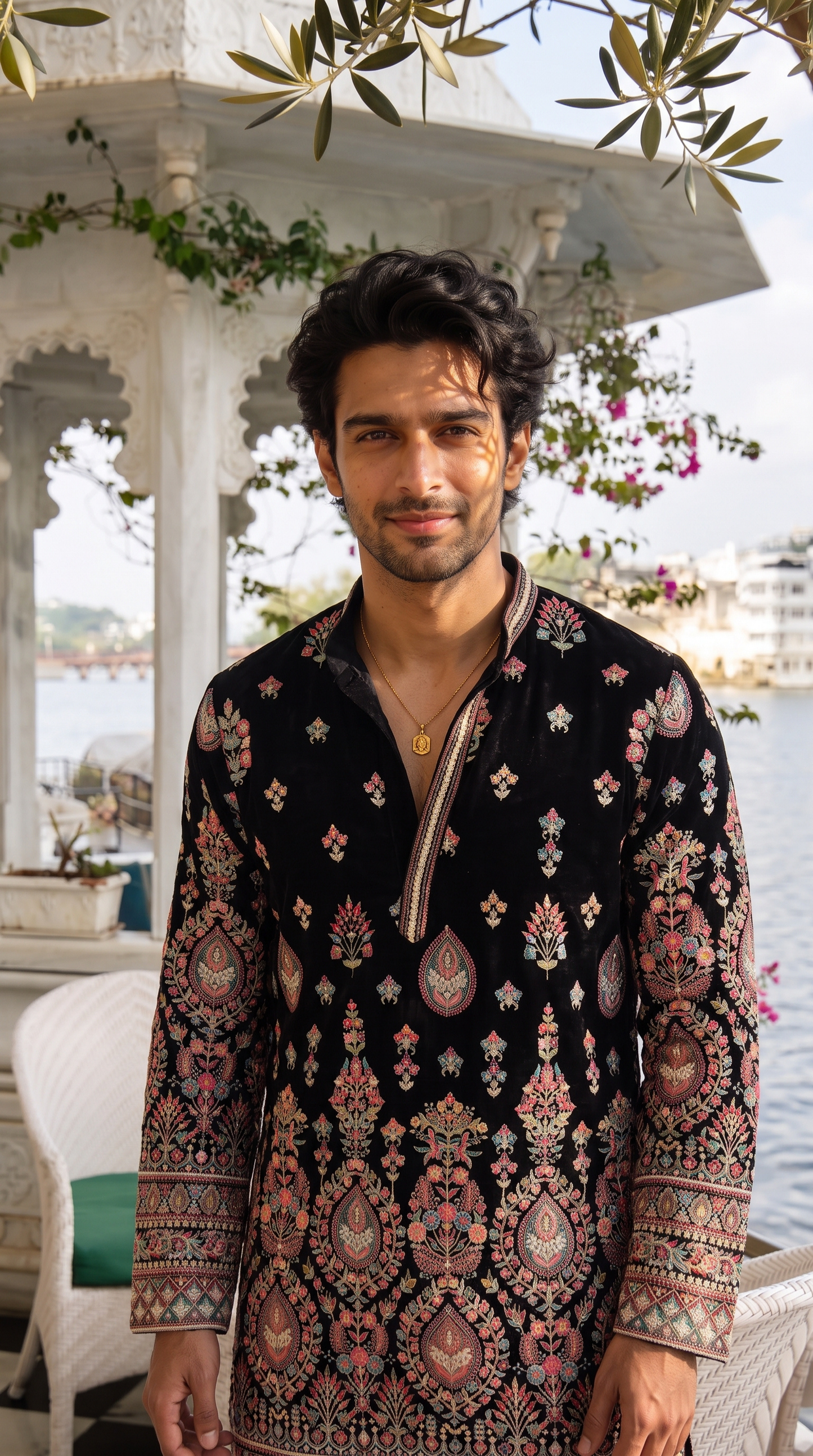Midnight Heritage Kurta