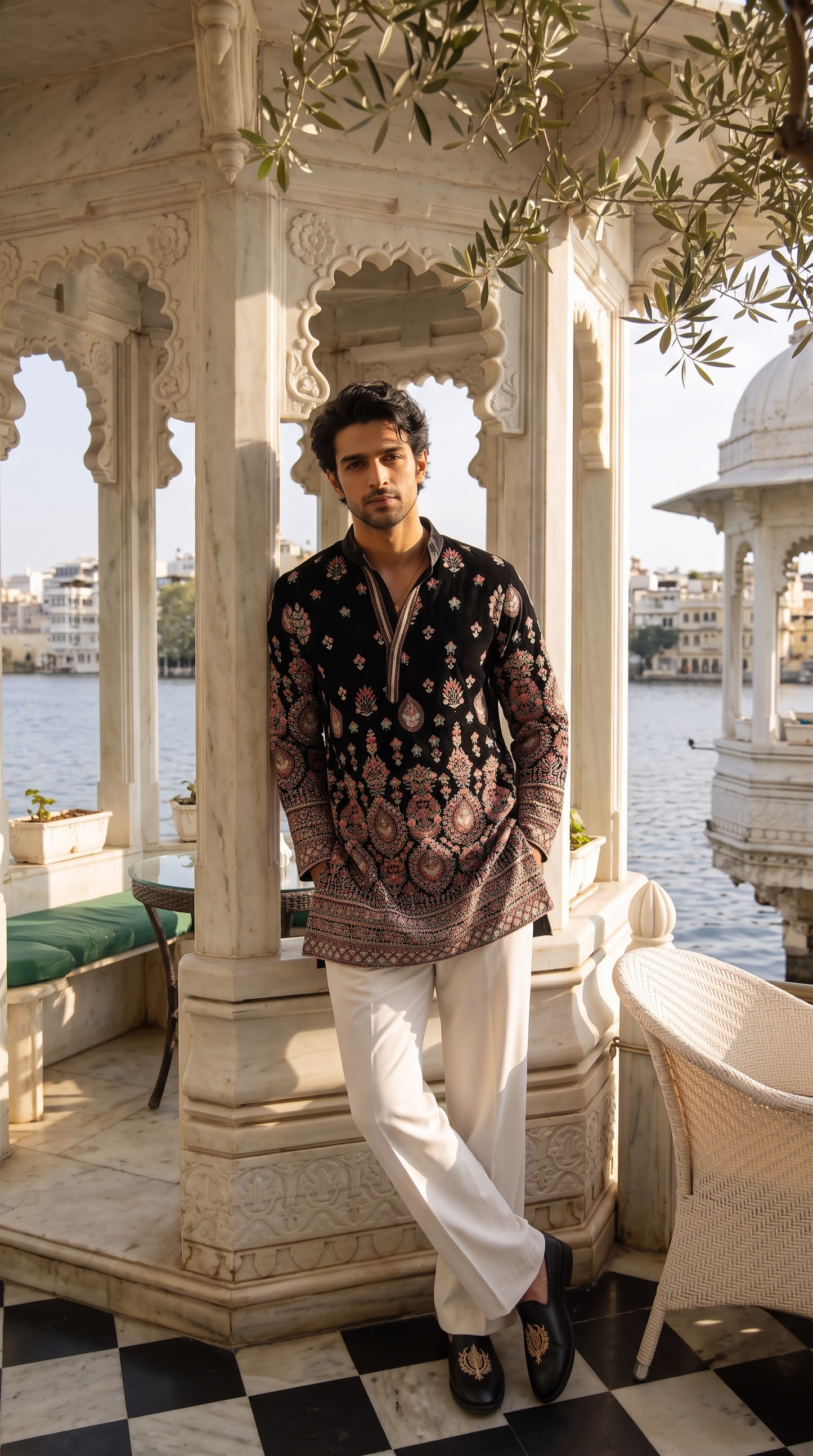 Midnight Heritage Kurta