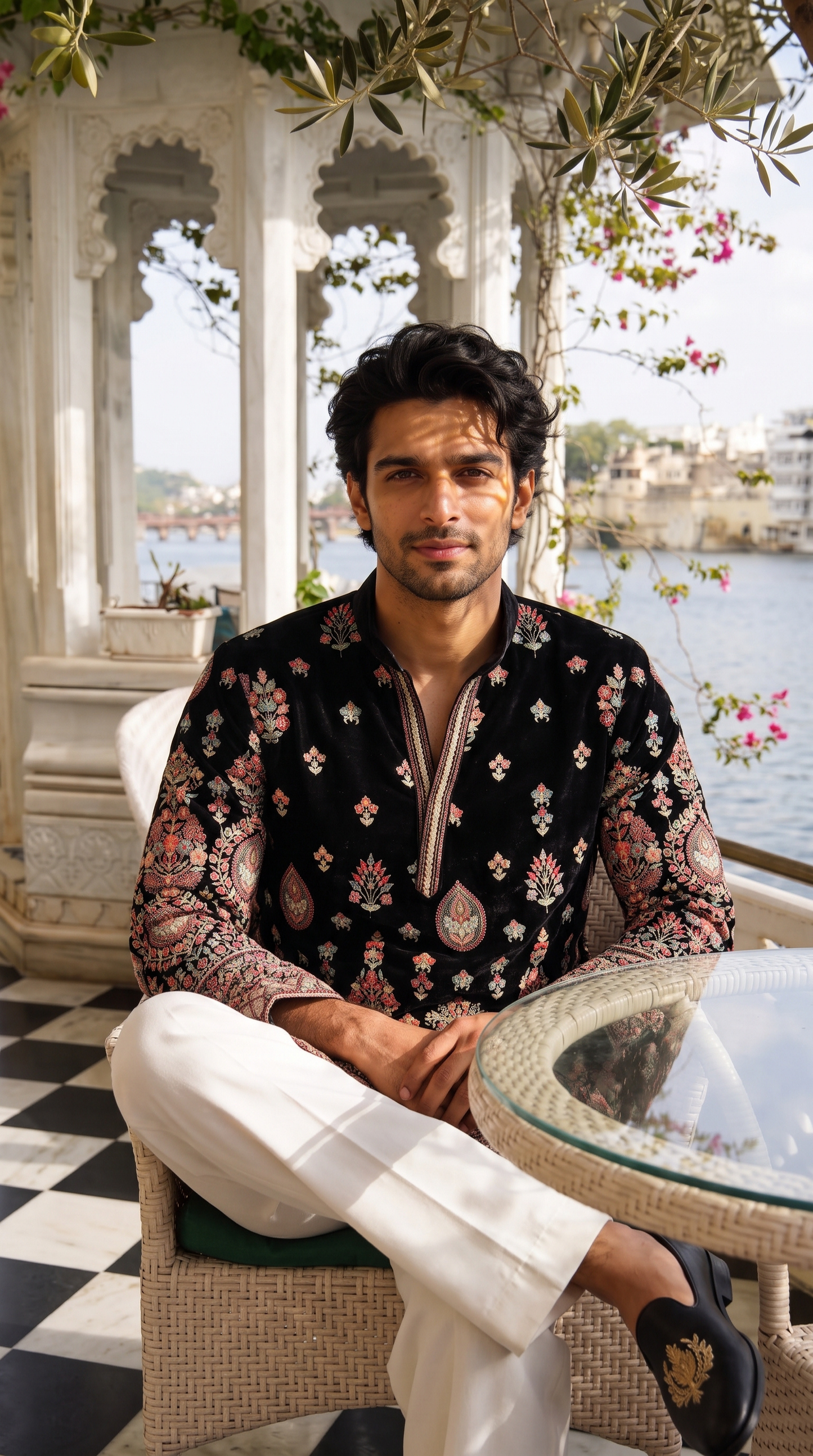 Midnight Heritage Kurta