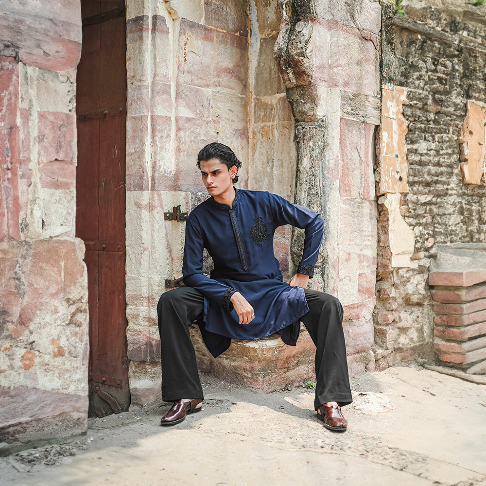 Midnight Luxe Embellished Kurta