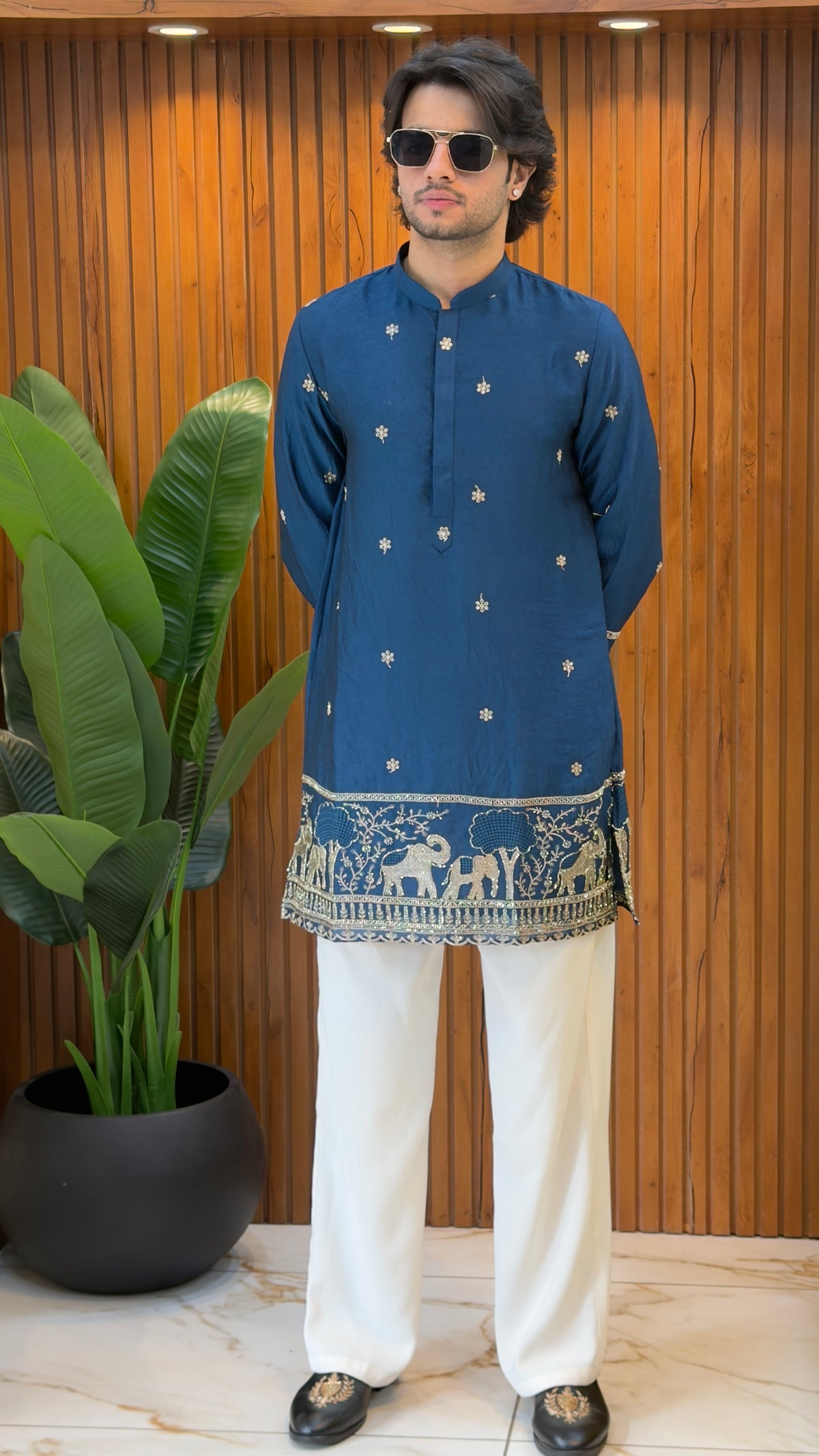 Royal Azure Heritage Kurta