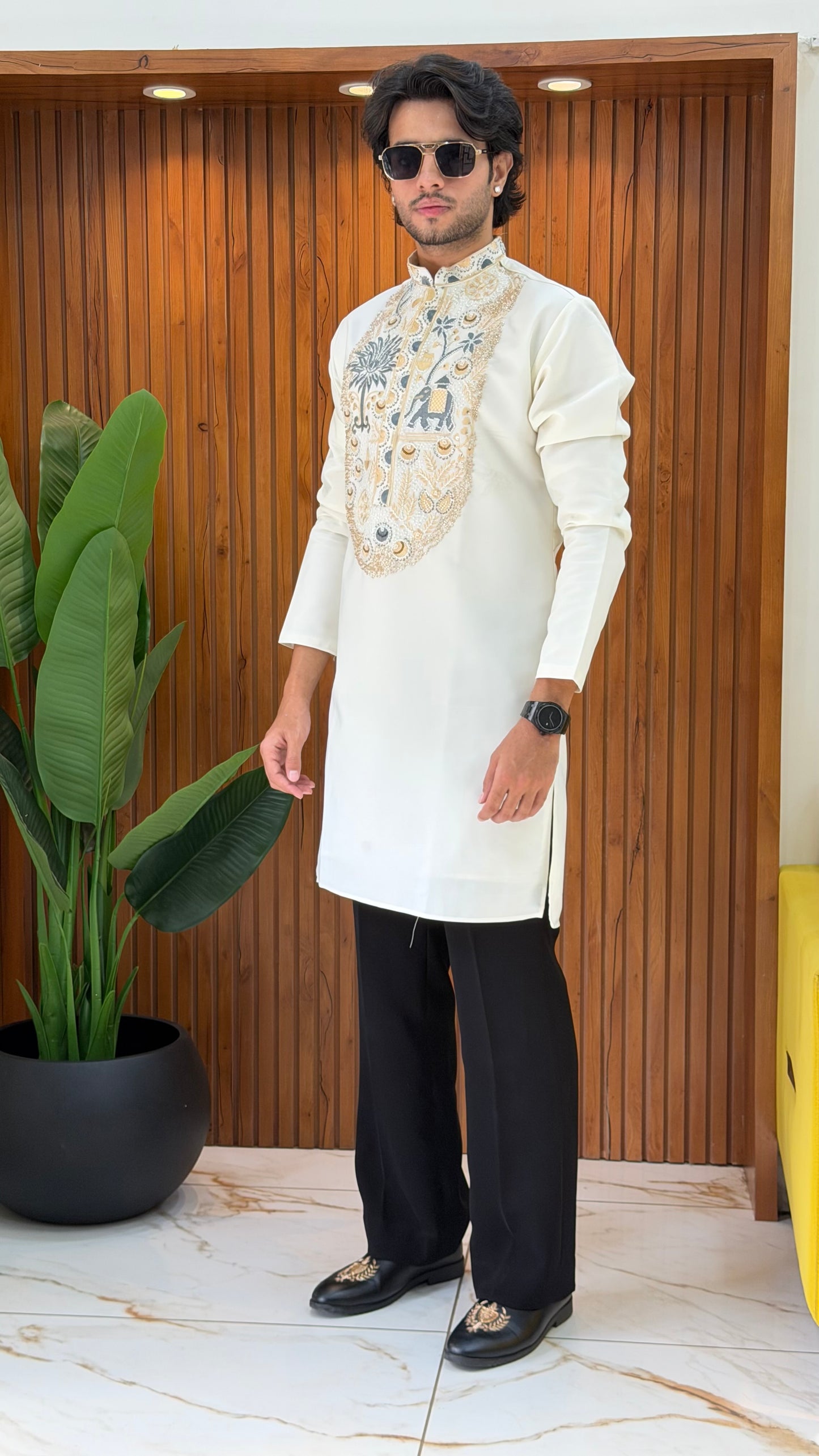 Heavy Handwork Neck kurta
