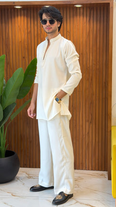Koren Beige Co-ord Set For Men