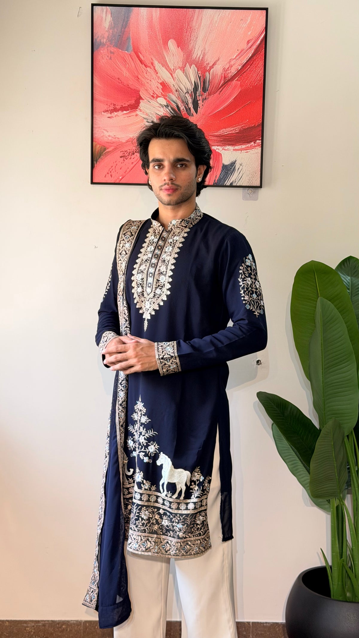 Shehzaada Shawl Kurta