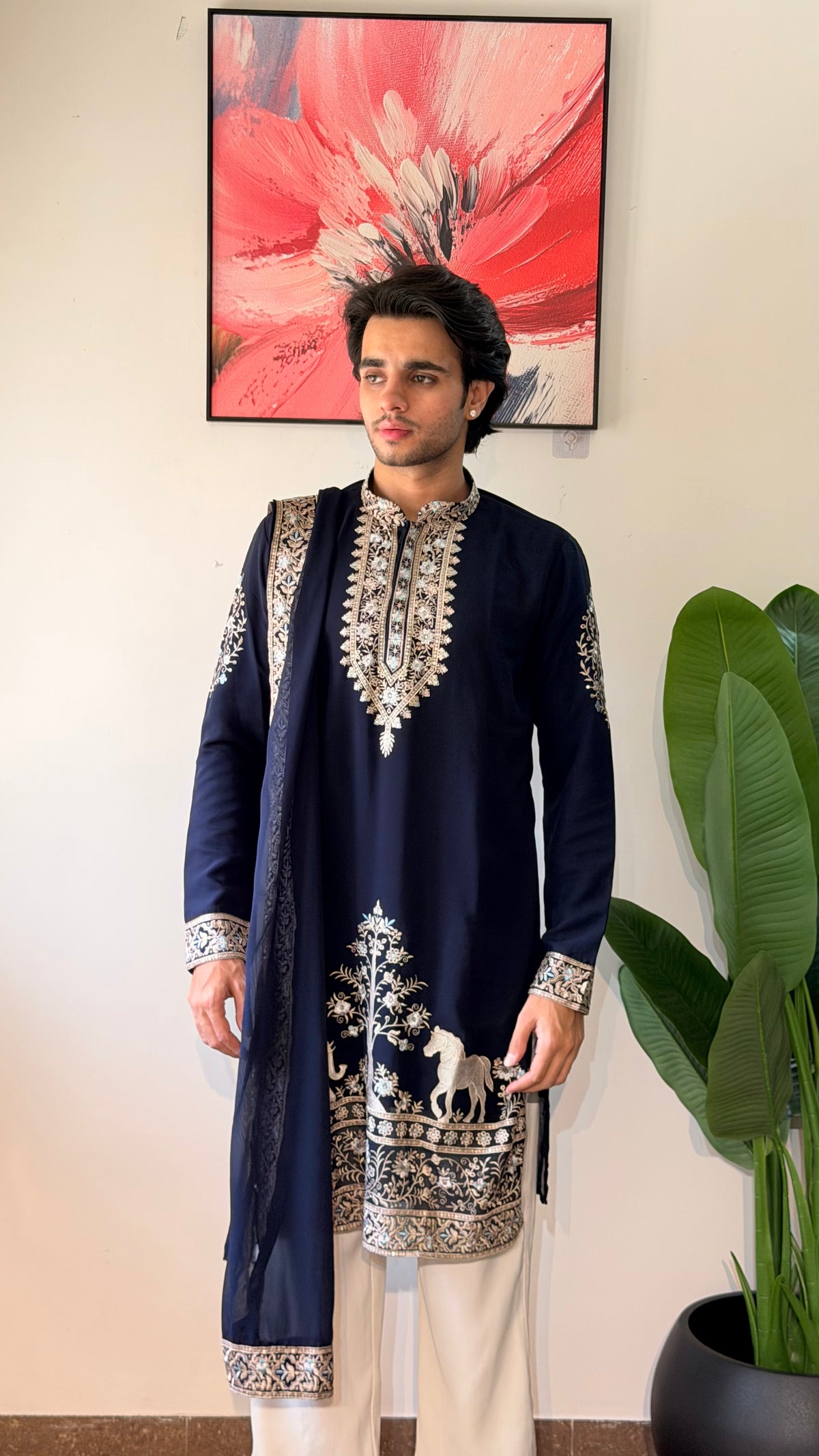 Shehzaada Shawl Kurta