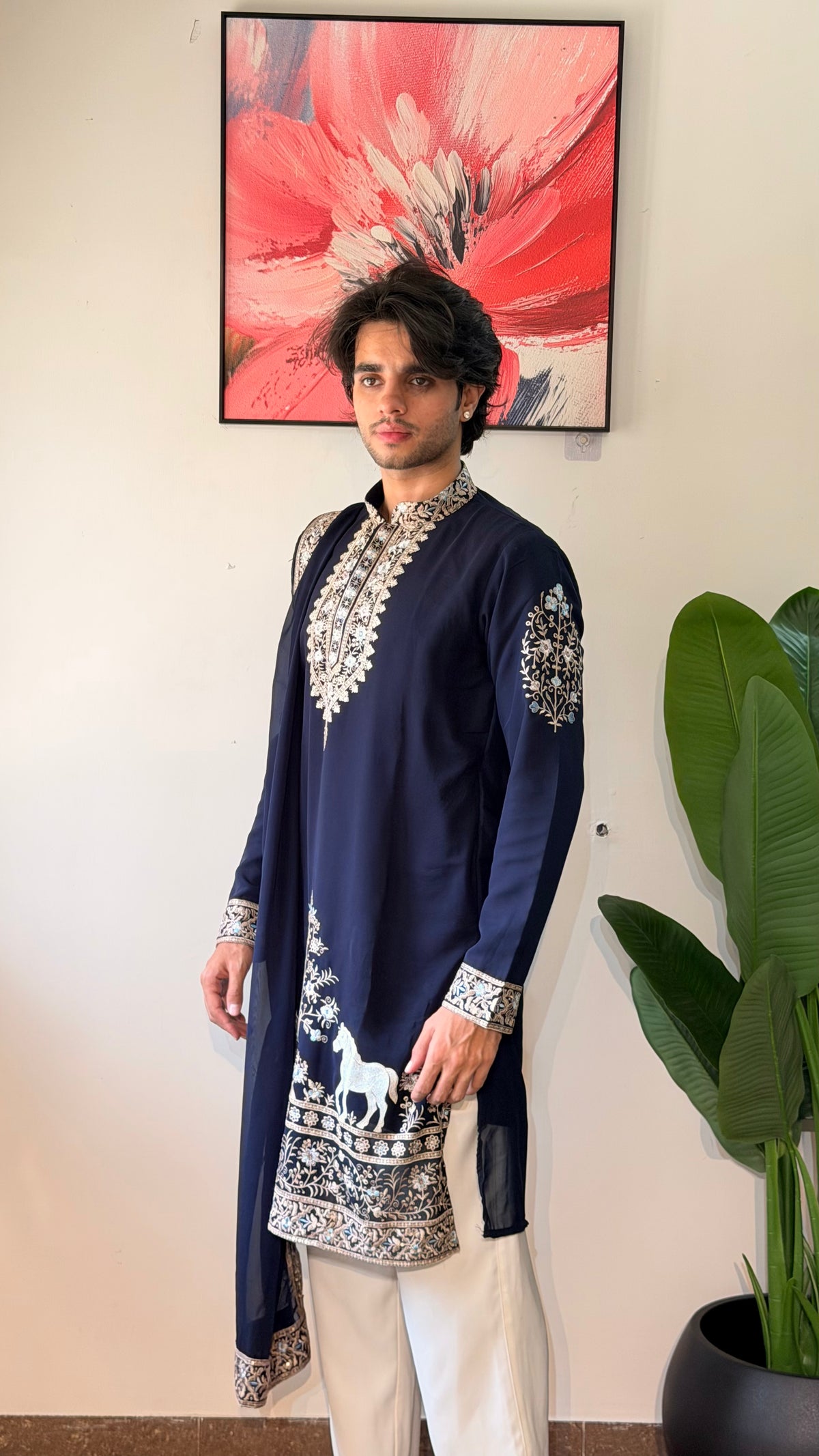 Shehzaada Shawl Kurta