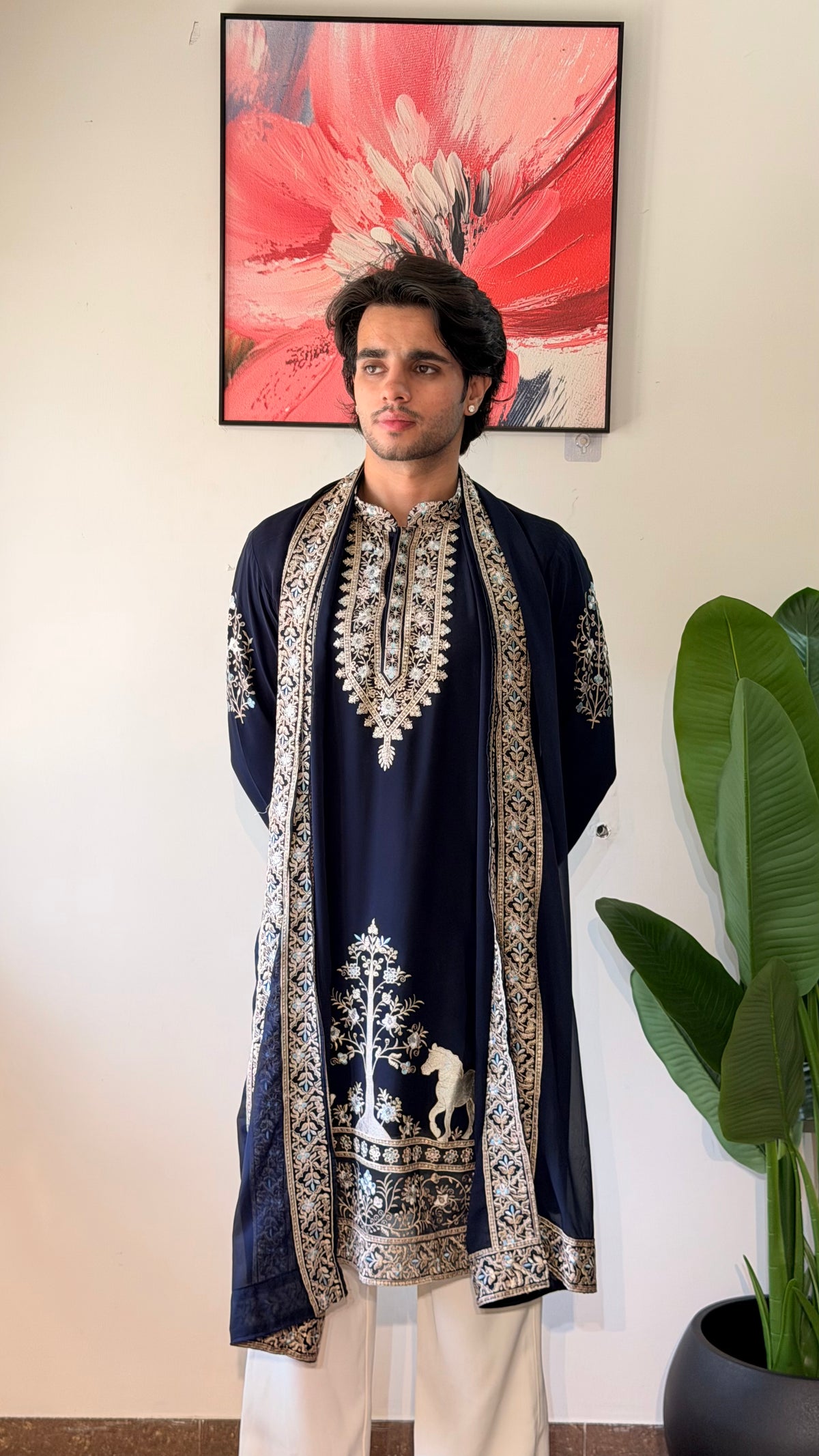 Shehzaada Shawl Kurta