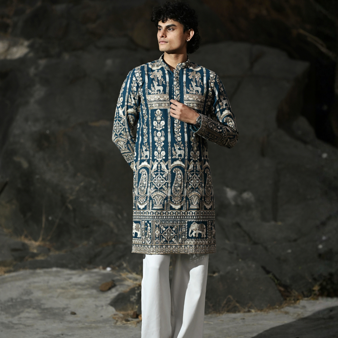 Imperial Blue Majesty Kurta