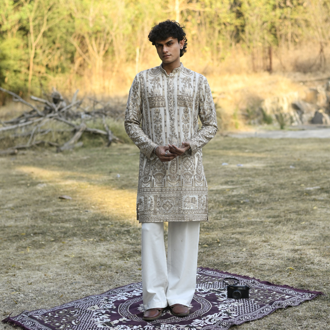 Ivory Vanraj Heritage Kurta