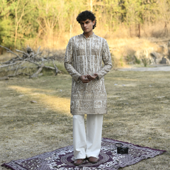 Ivory Vanraj Heritage Kurta