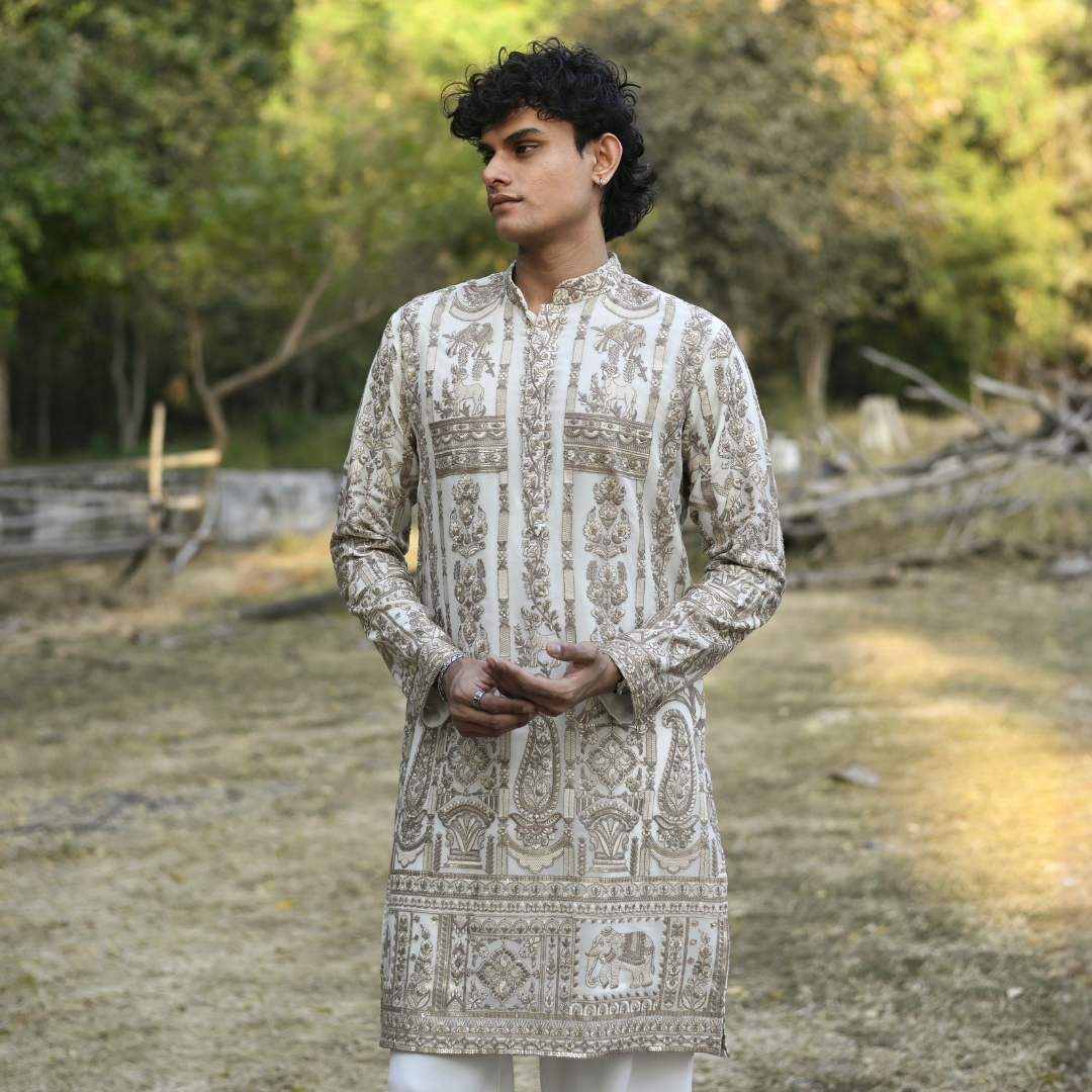 Ivory Vanraj Heritage Kurta