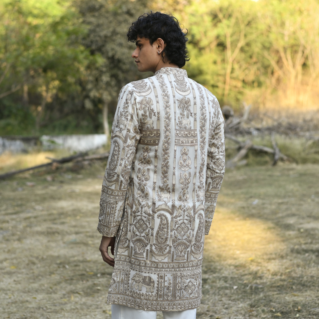 Ivory Vanraj Heritage Kurta