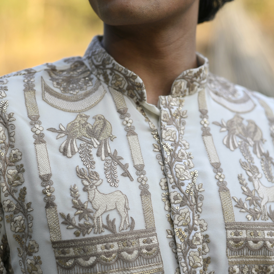 Ivory Vanraj Heritage Kurta