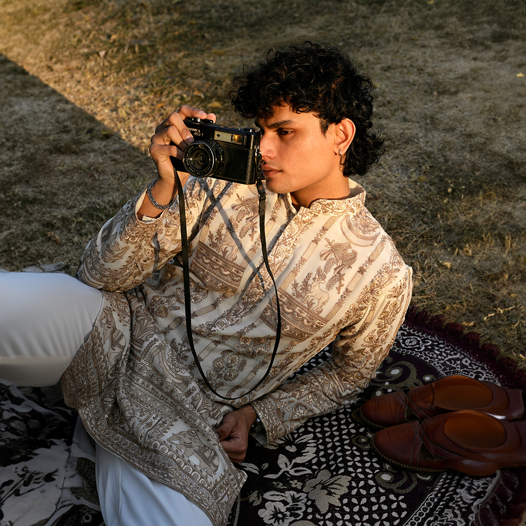 Ivory Vanraj Heritage Kurta