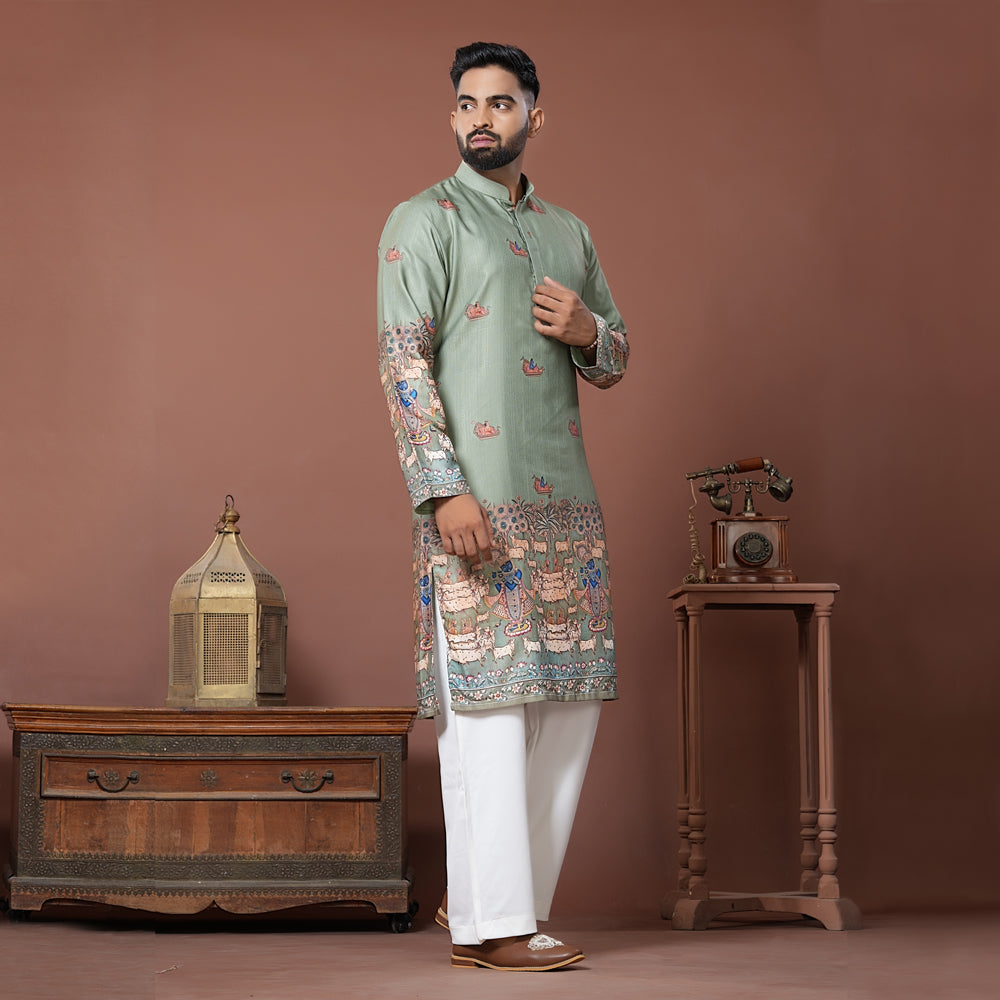 Vrindavan Krishna Serenity Kurta