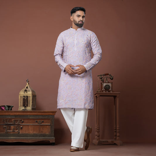 Lilac Whisper Kurta