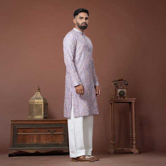 Lilac Whisper Kurta