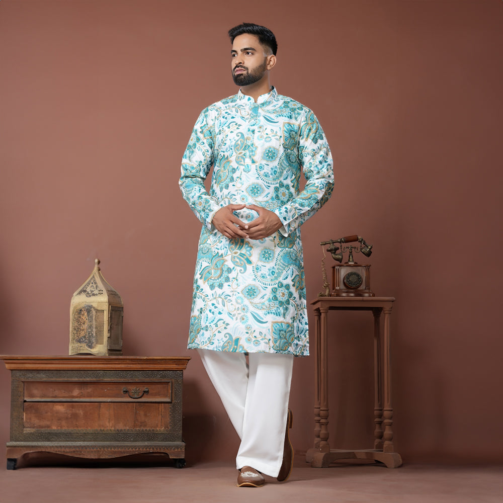 Aqua Garden Kurta
