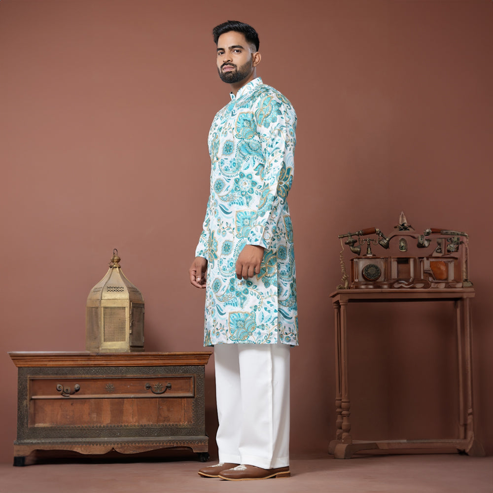 Aqua Garden Kurta