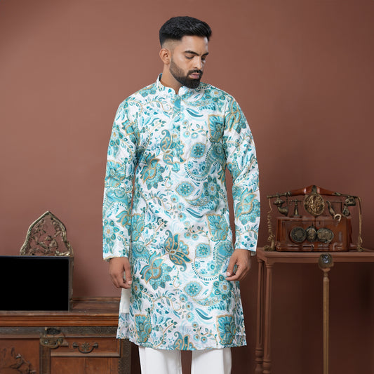 Aqua Garden Kurta