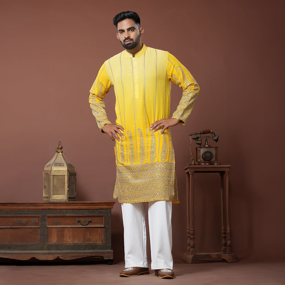 Haldi Royale Kurta